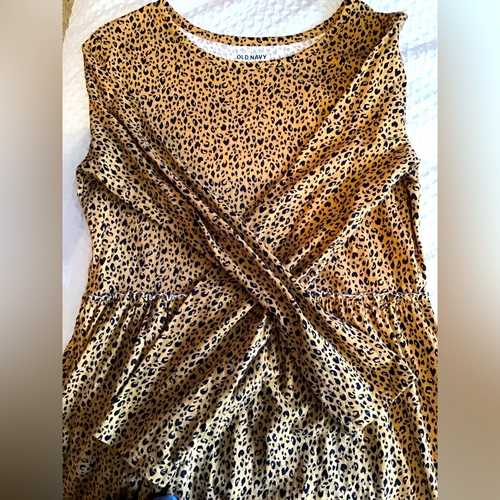 Leopard Print casual Girl’s Dress
